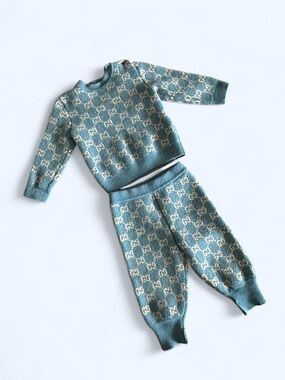 Gucci Blue signature GG motif set